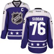 Wholesale Cheap Predators #76 P.K Subban Purple 2017 All-Star Central Division Women's Stitched NHL Jersey