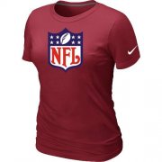 Wholesale Cheap Women's Nike NFL Logo NFL T-Shirt Red