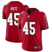 Wholesale Cheap Tampa Bay Buccaneers #45 Devin White Men's Nike Red Vapor Limited Jersey