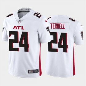 Wholesale Cheap Men\'s Atlanta Falcons #24 A.J. Terrell New White Vapor Untouchable Limited Stitched NFL Jersey