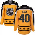 Wholesale Cheap Bruins #40 Tuukka Rask Yellow 2017 All-Star Atlantic Division Women's Stitched NHL Jersey