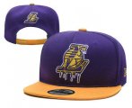 Wholesale Cheap Men's Los Angeles Lakers Snapback Ajustable Cap Hat 2