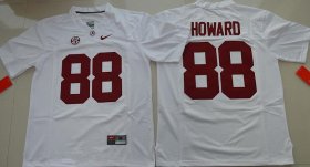 Wholesale Cheap Men\'s Alabama Crimson Tide #88 O. J. Howard Red Limited Stitched College Football Nike NCAA Jersey