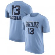 Wholesale Cheap Men's Memphis Grizzlies #13 Jaren Jackson Jr. Light Blue 2022-23 Statement Edition Name & Number T-Shirt