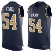 Wholesale Cheap Nike Rams #54 Leonard Floyd Navy Blue Team Color Men's Stitched NFL Limited Tank Top Jersey