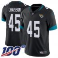 Wholesale Cheap Nike Jaguars #45 K'Lavon Chaisson Black Team Color Youth Stitched NFL 100th Season Vapor Untouchable Limited Jersey