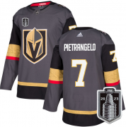 Wholesale Cheap Men's Vegas Golden Knights #7 Alex Pietrangelo Gray 2023 Stanley Cup Final Stitched Jersey
