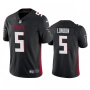 Wholesale Cheap Men's Atlanta Falcons #5 Drake London Black Vapor Untouchable Limited Stitched Jersey