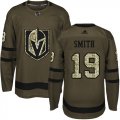Wholesale Cheap Adidas Golden Knights #19 Reilly Smith Green Salute to Service Stitched Youth NHL Jersey