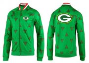 Wholesale Cheap NFL Green Bay Packers Team Logo Jacket Green_2