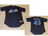 Wholesale Cheap Men's New York Mets #43 R.A.Dickey Majestic alternative black authentic game jersey