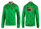 Wholesale Cheap NFL Jacksonville Jaguars Team Logo Jacket Green_2