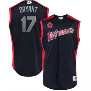 Wholesale Cheap Cubs #17 Kris Bryant Navy 2019 All-Star National League Stitched MLB Jersey