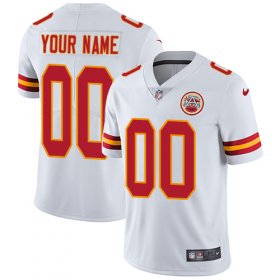 Wholesale Cheap Nike Kansas City Chiefs Customized White Stitched Vapor Untouchable Limited Men\'s NFL Jersey