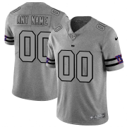 Wholesale Cheap New York Giants Custom Men's Nike Gray Gridiron II Vapor Untouchable Limited NFL Jersey
