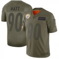 Wholesale Cheap Nike Steelers #90 T. J. Watt Camo Youth Stitched NFL Limited 2019 Salute to Service Jersey