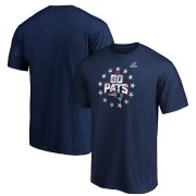 Wholesale Cheap New England Patriots 2019 NFL Playoffs Bound Hometown Checkdown T-Shirt Navy