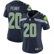 Wholesale Cheap Nike Seahawks #20 Rashaad Penny Steel Blue Team Color Women's Stitched NFL Vapor Untouchable Limited Jersey