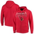 Wholesale Cheap Arizona Cardinals G-III Sports by Carl Banks Perfect Season Full-Zip Hoodie Cardinal