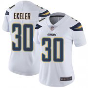 Wholesale Cheap Nike Chargers #30 Austin Ekeler White Women's Stitched NFL Vapor Untouchable Limited Jersey