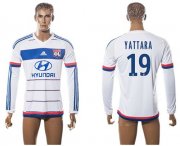 Wholesale Cheap Lyon #19 Yattara Home Long Sleeves Soccer Club Jersey