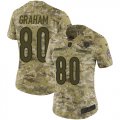 Wholesale Cheap Nike Bears #80 Jimmy Graham Camo Women's Stitched NFL Limited 2018 Salute To Service Jersey