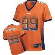 Wholesale Cheap Nike Bears #99 Dan Hampton Orange Alternate Women's Stitched NFL Elite Drift Fashion Jersey