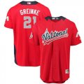 Wholesale Cheap Diamondbacks #21 Zack Greinke Red 2018 All-Star National League Stitched MLB Jersey