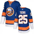Wholesale Cheap Adidas Islanders #25 Devon Toews Royal Blue Home Authentic Stitched NHL Jersey