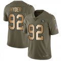 Wholesale Cheap Nike 49ers #92 Kerry Hyder Olive/Gold Youth Stitched NFL Limited 2017 Salute To Service Jersey