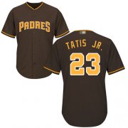 Wholesale Cheap Padres #23 Fernando Tatis Jr. Brown Cool Base Stitched Youth MLB Jersey