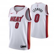 Wholesale Cheap Nike Heat #0 Meyers Leonard Men's Association Edition White NBA Jersey