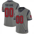 Wholesale Cheap Nike Houston Texans Customized Gray Men's Stitched NFL Limited Inverted Legend Jersey