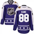 Wholesale Cheap Blackhawks #88 Patrick Kane Purple 2017 All-Star Central Division Women's Stitched NHL Jersey