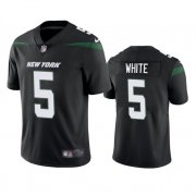Wholesale Cheap Men's New York Jets #5 Mike White Black Vapor Untouchable Limited Stitched Jersey