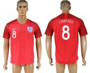 Wholesale Cheap England #8 Lampard Away Soccer Country Jersey
