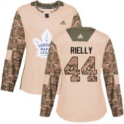 Wholesale Cheap Adidas Maple Leafs #44 Morgan Rielly Camo Authentic 2017 Veterans Day Women's Stitched NHL Jersey