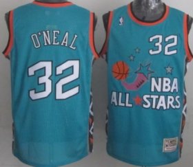 Wholesale Cheap NBA 1996 All-Star #32 Shaquille O\'neal Green Swingman Throwback Jersey