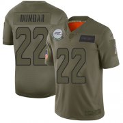 Wholesale Cheap Nike Seahawks #22 Quinton Dunbar Camo Men's Stitched NFL Limited 2019 Salute To Service Jersey