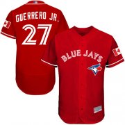 Wholesale Cheap Blue Jays #27 Vladimir Guerrero Jr. Red Flexbase Authentic Collection Canada Day Stitched MLB Jersey