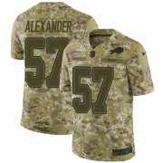 Wholesale Cheap Nike Bills #57 Lorenzo Alexander Camo Youth Stitched NFL Limited 2018 Salute to Service Jersey