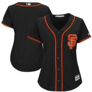 Wholesale Cheap Giants Blank Black Alternate Women's Stitched MLB Jersey