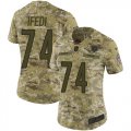 Wholesale Cheap Nike Bears #74 Germain Ifedi Camo Women's Stitched NFL Limited 2018 Salute To Service Jersey