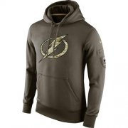 Wholesale Cheap Men's Tampa Bay Lightning Nike Salute To Service NHL Hoodie