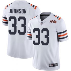Wholesale Cheap Nike Bears #33 Jaylon Johnson White Alternate Youth Stitched NFL Vapor Untouchable Limited 100th Season Jersey