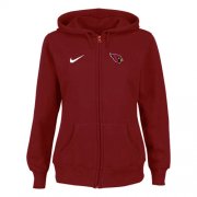 Wholesale Cheap Nike Arizona Cardinals Ladies Tailgater Full Zip Hoodie Red