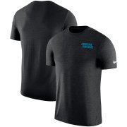Wholesale Cheap Carolina Panthers Nike On-Field Coaches UV Performance T-Shirt Black