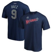 Wholesale Cheap National League #9 Javier Baez Majestic Youth 2019 MLB All-Star Game Name & Number T-Shirt