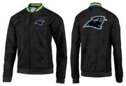 Wholesale Cheap NFL Carolina Panthers Team Logo Jacket Black_3
