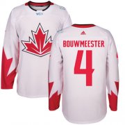 Wholesale Cheap Team CA. #4 Jay Bouwmeester White 2016 World Cup Stitched NHL Jersey